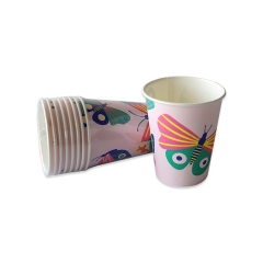 Biodegradable Paper Cup PLA Paper Hot Coffee Cup Vending Custom Design