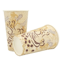 16OZ တစ်ခါသုံးနို့လှုပ်ယမ်းစက္ကူခွက်