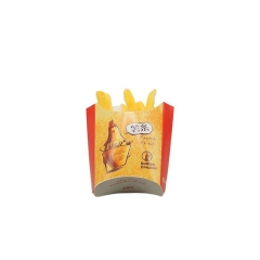 Custom Printed French Fries Paper Cup 8oz For Movie House with Unique Logo