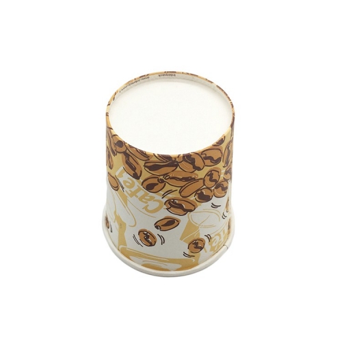 ढक्कन के साथ कस्टम डिजाइन डिस्पोजेबल कॉफी पेपर कप