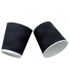 100% biodegradable ripple wall paper cups China manufacturer
