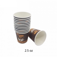 Einwegbecher 2.5oz Heißer Kaffee Pappbecher