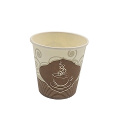 Gobelet en papier expresso avec logo personnalisé 6oz180ml