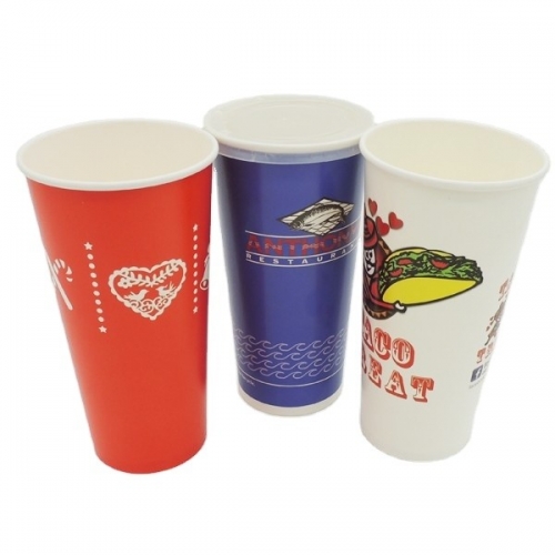 32 OZ Company Logo Design Disposable Bulk Paper Cup