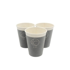 ढक्कन के साथ नया डबल पेपर कॉफी कप डिजाइन