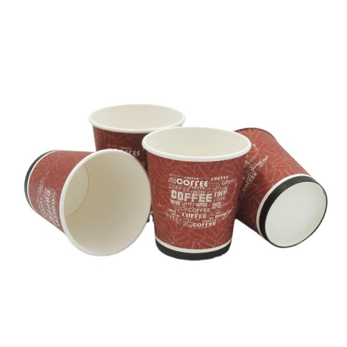 New Style Custom Printed single wall paper coffee cup to go