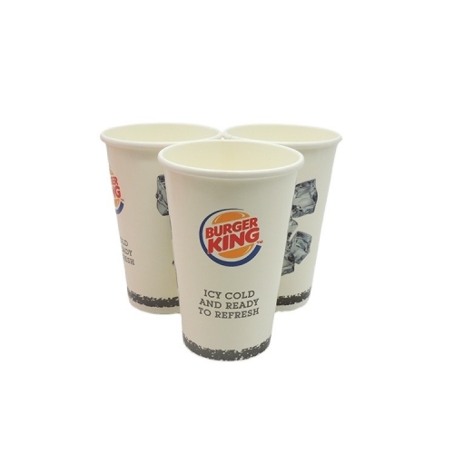 12ouce Burger King cốc giấy tùy chỉnh chất lượng hàng đầu