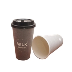 Disposable Eps Hot Coffee Foam Cup With Cover Lid