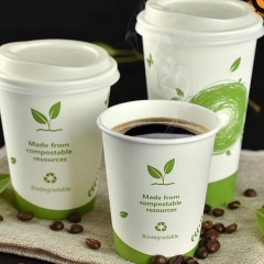 wholesale disposable PLA paper cup custom logo reputation supplier