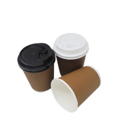Hochwertiger doppelwandiger Papierbecher aus Kraftmaterial Kaffee Verwendung