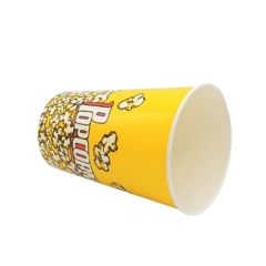 Disposable Biodegradable Custom Printed Popcorn Cup For Movie