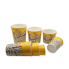 Biologisch abbaubare stapelbare Eimer Fun Design Papier Popcorn Chicken Cup