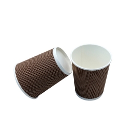 Бумажные кофейные чашки с двойными стенками и печатью на заказ