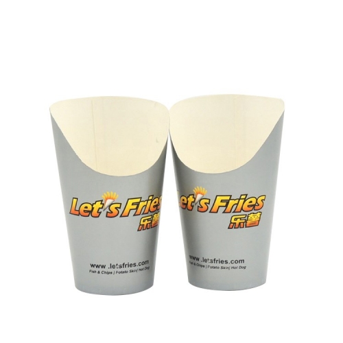2020 गर्म बिक्री डिस्पोजेबल आलू के चिप्स कप ताजा फ्राइज़ कप चिप स्कूप कप