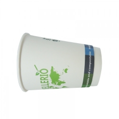 Taza de café biodegradable impresa aduana disponible de la bebida PLA