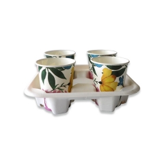 Butterfly printing Paper Party Cups 100% Compostable Eco Friendly PLA Paper Cup