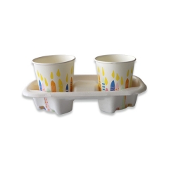 Tea Hot Drink Cup Thickened PLA coated Paper Cup with Lid