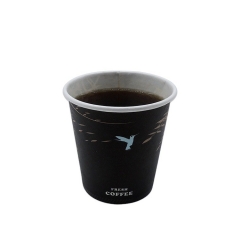 Taza de papel impresa personalizada de 6oz 170gsm para bebida caliente