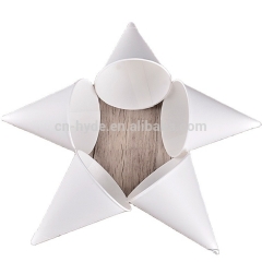 Cone descartável de copo de papel Cones de papel para bebida de água