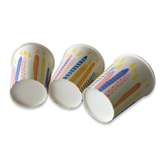 PLA 라인 생분해성 맞춤형 로고 인쇄 종이컵