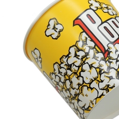 seau à pop corn en plastique 3D logo personnalisé seau à pop corn en papier imprimé