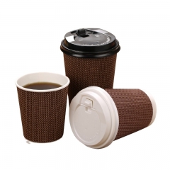 Ripple paper cup for coffee