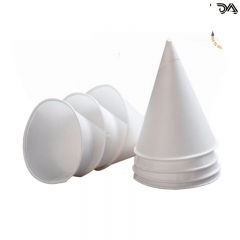 Более дешевая цена оптовой белой бумаги Snow Cone Cup