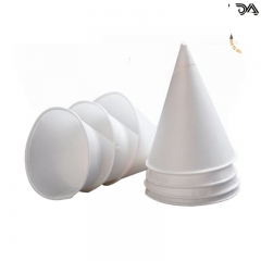 Cheaper Price Wholesale White Paper Snow Cone Cup