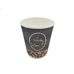 Cups Ripple Cup biodegradable Printed Logo Disposable paper Coffee Cups