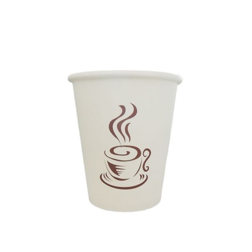 Tasse de papier à paroi simple compostable de conception personnalisée de 10oz