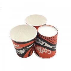 6.5oz Disposable Custom Printed Coffee Paper Cup