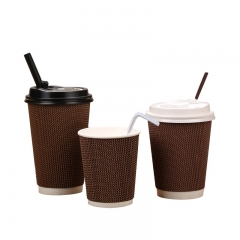 Ripple paper cup for coffee