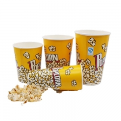 Hecho en taza grande biodegradable disponible de las palomitas de maíz de China para el cine