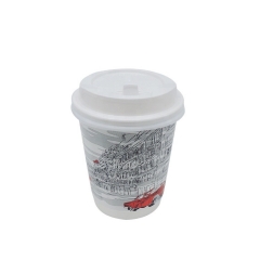 कस्टम डिजाइन कॉफी कप गर्म पेय के लिए डिस्पोजेबल डबल वॉल पेपर कप