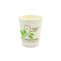 Vasos de papel de café biodegradables para beber en caliente