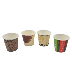 mini vaso de papel desechable sin fugas de 2.5 oz para el precio barato del partido