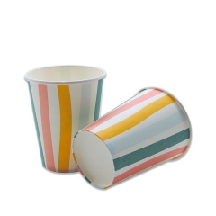 Tasse de papier de revêtement de PLA jetable en gros 8OZ tasses de papier pour les boissons chaudes