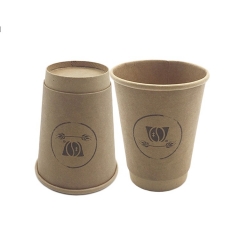 Kundenspezifisches Design Kaffee doppelwandiger Kraftpapierbecher