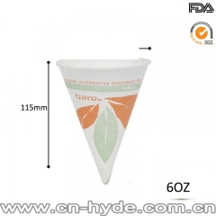 4.5OZスノーペーパーコーンカップ