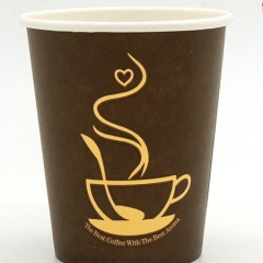 Copo de papel quente descartável de logotipo personalizado por atacado para Nespresso