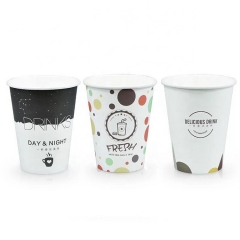 Taza de papel del café del diseño para requisitos particulares amistoso de ECO 10oz con la tapa