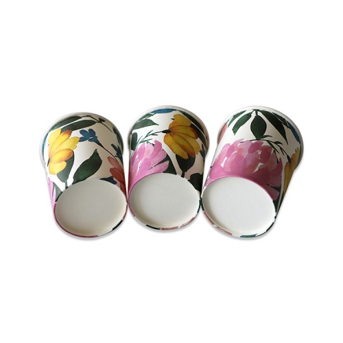 Butterfly printing Paper Party Cups 100% Compostable Eco Friendly PLA Paper Cup
