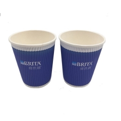 8oz ripple wall paper cup pe coated cup wholesale price