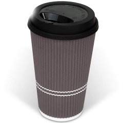 2019 hot sale eco-friendly ripple wall paper coffee cup with lids