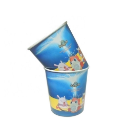 popcorn paper cup with dome lid
