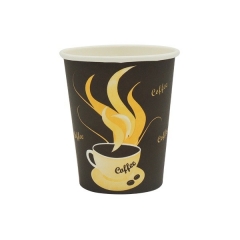 Tasse de papier chaude jetable de logo fait sur commande en gros pour Nespresso