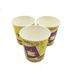 6.5oz Disposable Custom Printed Coffee Paper Cup