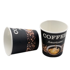 8OZ Hot Sale Single Wall Paper Cup PE Coated Single Wall Paper Cups