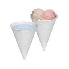 4.5 OZ Snow Paper Cone Cup