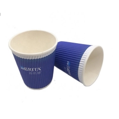 8oz ripple wall paper cup pe coated cup wholesale price